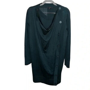 COS Green Long Sleeve Sweater Dress Size Small
